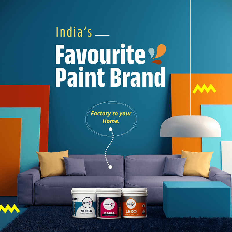 Indias favourite paint brand spania paints about section